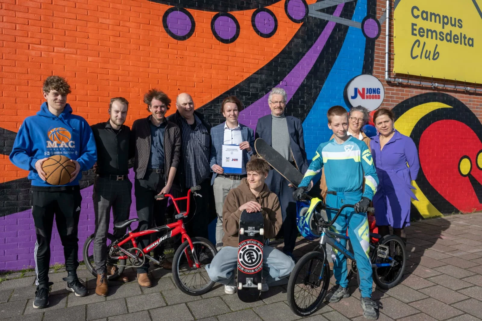 Ondertekening van de intentieovereenkomst voor het Urban Sports Park